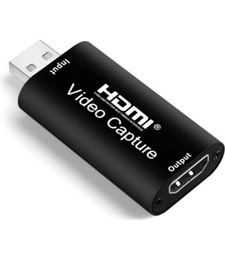 Garpex HDMI-zu-USB-Adapter - HDMI-Videoaufzeichnung - HDMI-Aufzeichnungskarte - HDMI-Adapter - HDMI zu USB