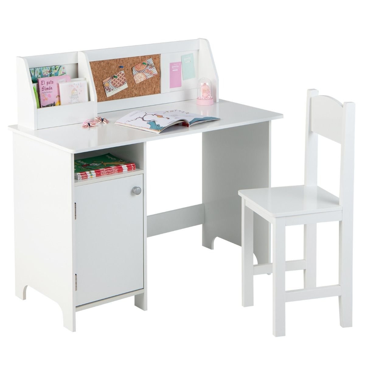 Schreibtisch in günstig Kaufen-Coast Kinderschreibtisch - inklusive Stuhl - Weiß - 90 x 45 x 86 cm - MDF/Holzwerkstoff. Coast Kinderschreibtisch - inklusive Stuhl - Weiß - 90 x 45 x 86 cm - MDF/Holzwerkstoff <![CDATA[Ausgestattet mit einem ergonomischen Sitz, bietet dieses Le