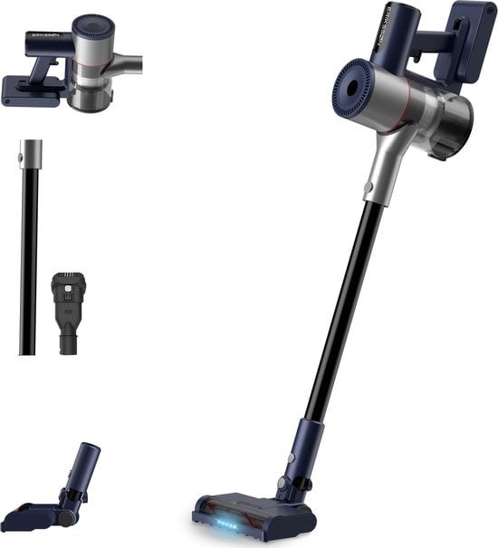 8720828027448 - Erikssøn Stick hoover Air Pro Max 9700 - Staubsauger Cordless - Ohne Beutel auf Batterie - Grau Blau 8720828027448 - Erikssøn Stick hoover Air Pro Max 9700 - Staubsauger Cordless - Ohne Beutel auf Batterie - Grau Blau