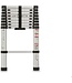 WOLFGANG Teleskopleiter aus leichtem Aluminium | Klappleiter 131 zertifiziert | Verlängerungsleiter von 2 | 64 Metern