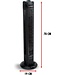 Alpina Turmventilator - Säulenventilator - 3 Stufen - Oszillierend - 45 Watt