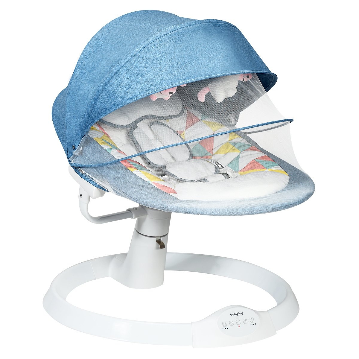 Taufe,Blau günstig Kaufen-Coast Elektrischer Baby Schaukelstuhl Baby Swing 69 x 64 x 74 cm Weiß+ Blau. Coast Elektrischer Baby Schaukelstuhl Baby Swing 69 x 64 x 74 cm Weiß+ Blau <![CDATA[Haben Sie bereits Muskelkater vom langen Tragen Ihres Babys? Möchten Sie Ihr Kind 