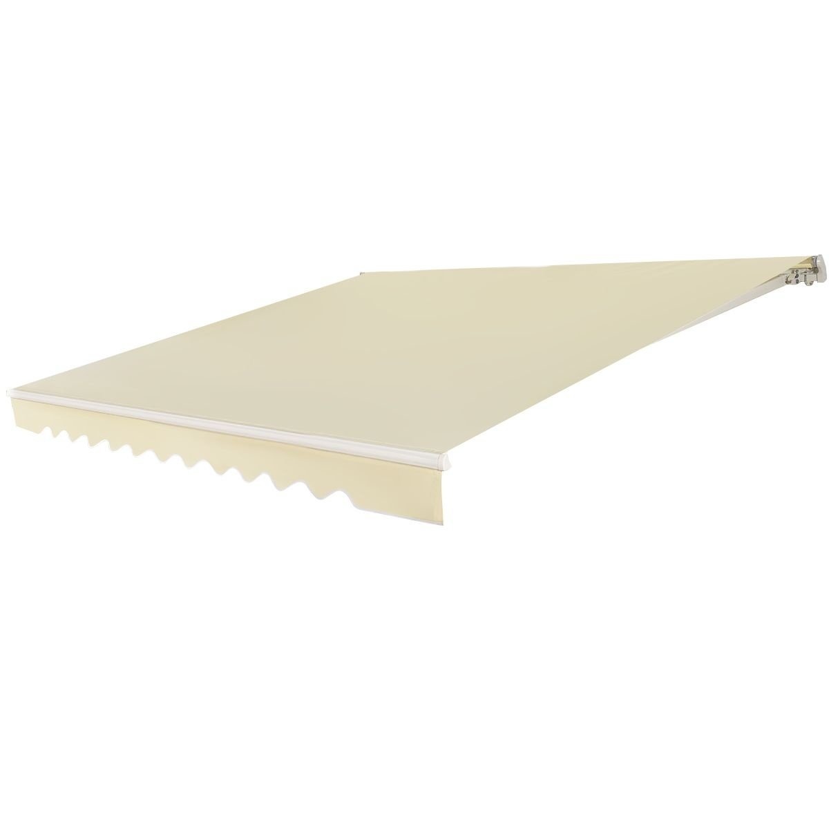 0736542229745 - Einziehbarer Sonnenschirm - Beige - 3m lang 25m breit - Aluminium Stoff 0736542229745 - Einziehbarer Sonnenschirm - Beige - 3m lang 25m breit - Aluminium Stoff