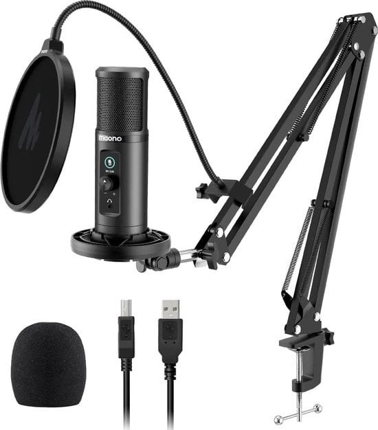 Pro ist günstig Kaufen-Maono PM422 USB-Mikrofon mit Arm - Pop-Filter inklusive - Gaming-Mikrofon - Geeignet für PC & Mac. Maono PM422 USB-Mikrofon mit Arm - Pop-Filter inklusive - Gaming-Mikrofon - Geeignet für PC & Mac <![CDATA[Das Maono AU-PM422 ist ein prof