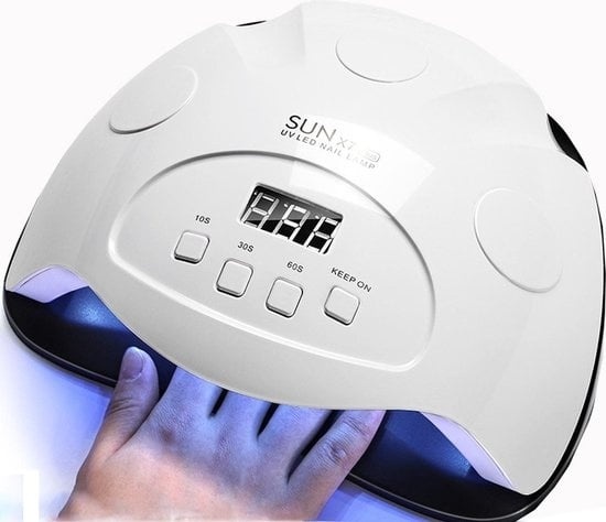 LED UV  günstig Kaufen-48W Nageltrockner - mit UV-LED-Licht - Gel-Nagellack-Trockner - geeignet für Finger- und Zehennägel. 48W Nageltrockner - mit UV-LED-Licht - Gel-Nagellack-Trockner - geeignet für Finger- und Zehennägel <![CDATA[Mit dieser SUNX7 Plus UV/