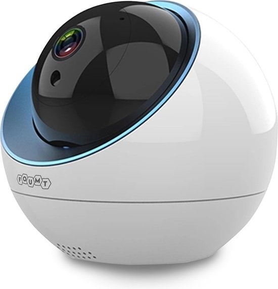 Foumt - Babyphone - Babyphone mit Kamera - 1080P HD Kamera - Babyphone mit Kamera und App - Baby - Weiß