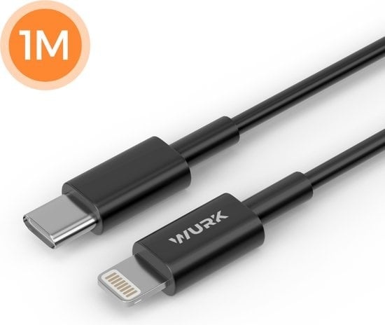 and Net günstig Kaufen-Wurk USB-C Kabel zu Lightning - Kabel geeignet für Ipad und Iphone - 1M - Schwarz. Wurk USB-C Kabel zu Lightning - Kabel geeignet für Ipad und Iphone - 1M - Schwarz <![CDATA[Sie suchen ein zuverlässiges Ladekabel für Ihr Handy, iPad oder iPhon