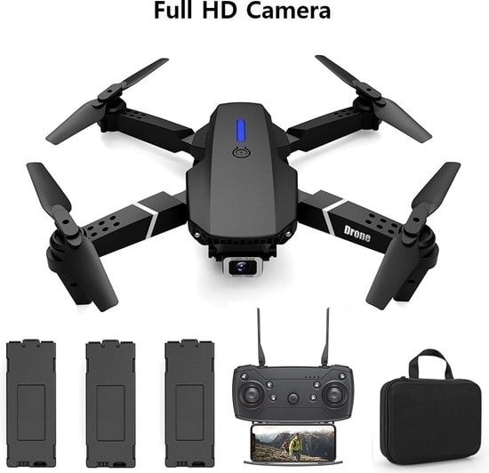 HD mit günstig Kaufen-Quad-Drohne mit Kamera und Aufbewahrungstasche - Full HD - mit 3 Batterien. Quad-Drohne mit Kamera und Aufbewahrungstasche - Full HD - mit 3 Batterien <![CDATA[Quad-Drohne mit Full-HD-Kamera Möchten Sie eine Drohne kaufen, die viele Flugminuten absolvier