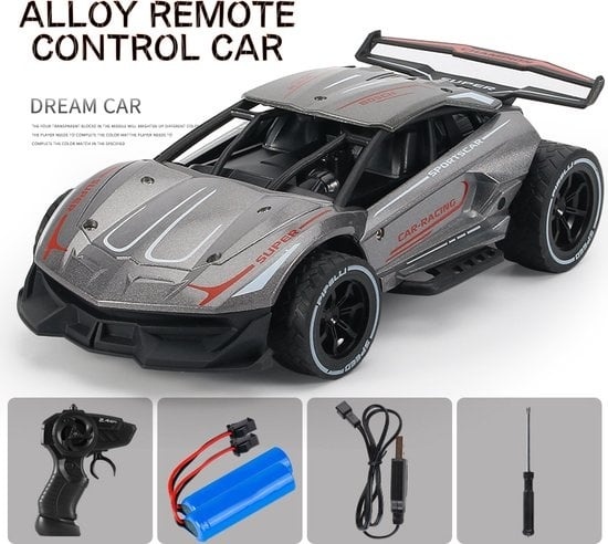 8720618356741 - RC Car - RC Fahrzeug - Alu-Auto - grau 8720618356741 - RC Car - RC Fahrzeug - Alu-Auto - grau