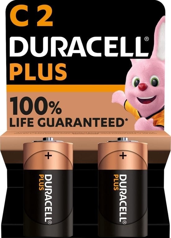 Ace Plus  günstig Kaufen-Duracell Plus C-Batterien (2 Stück), 1,5 V Alkaline-Batterien, MN1400. Duracell Plus C-Batterien (2 Stück), 1,5 V Alkaline-Batterien, MN1400 <![CDATA[IDEALE LEISTUNG: Diese C-Batterie von Duracell ist ideal für alle Geräte, die Sie täglich be
