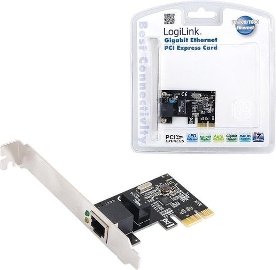 LogiLink PC0029A Netzwerkkarte 1 GBit/s PCI-Express, LAN (10/100/1000 MBit/s)