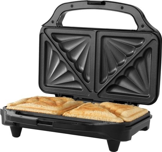 5054061475623 - Petra XL Sandwichmaker BPA-frei leicht zu reinigende Doppelplatten mit Antihaftbeschichtung 900 W automatische Temperaturkontrolle 5054061475623 - Petra XL Sandwichmaker BPA-frei leicht zu reinigende Doppelplatten mit Antihaftbeschichtung 900 W automatische Temperaturkontrolle