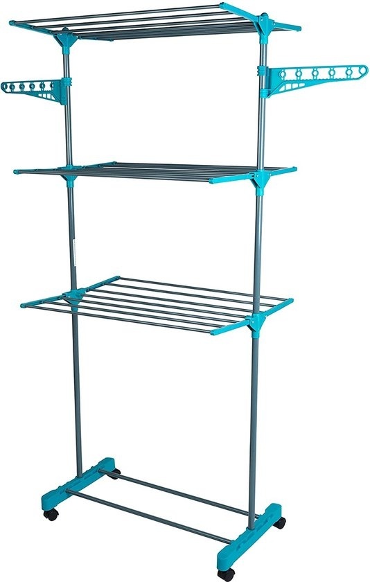 5053191036391 - Beldray® LA023773TQ Deluxe-Wäscheständer mit drei Ebenen - vier Räder Zusammenklappbarer geschlossener Trockenständer 15 Meter Trockenraum Kapazität bis zu 15 kg 5053191036391 - Beldray® LA023773TQ Deluxe-Wäscheständer mit drei Ebenen - vier Räder Zusammenklappbarer geschlossener Trockenständer 15 Meter Trockenraum Kapazität bis zu 15 kg