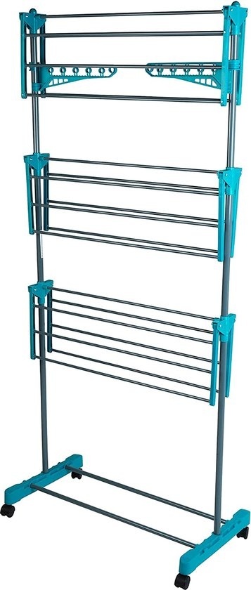 5053191036391 - Beldray® LA023773TQ Deluxe-Wäscheständer mit drei Ebenen - vier Räder Zusammenklappbarer geschlossener Trockenständer 15 Meter Trockenraum Kapazität bis zu 15 kg 5053191036391 - Beldray® LA023773TQ Deluxe-Wäscheständer mit drei Ebenen - vier Räder Zusammenklappbarer geschlossener Trockenständer 15 Meter Trockenraum Kapazität bis zu 15 kg