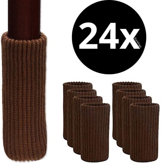 Ap 24 günstig Kaufen-Stuhlbeinschoner Bodenschoner Ø25-50 mm - Stuhlbeinsocken 24 Stück - Stuhlkappen Möbelfilze - Earkings Brown. Stuhlbeinschoner Bodenschoner Ø25-50 mm - Stuhlbeinsocken 24 Stück - Stuhlkappen Möbelfilze - Earkings Brown <![CDA