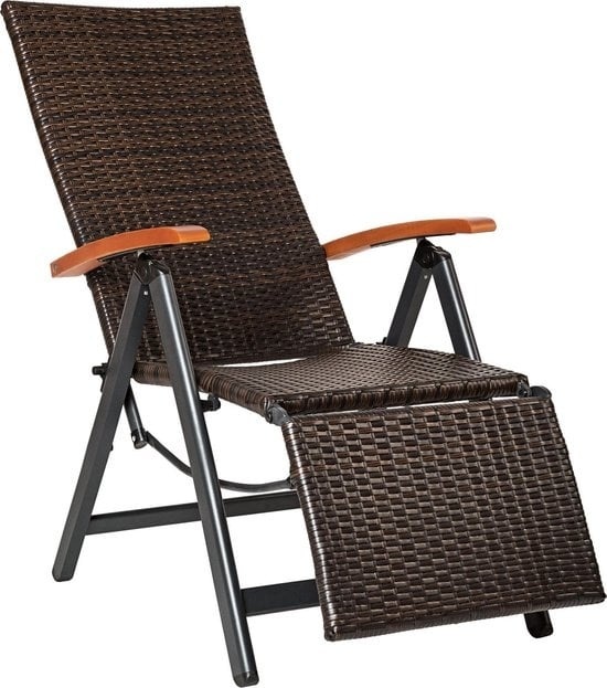 4260473666370 - Tectake Gartenstuhl Relaxsessel mit hoher Rückenlehne und Fußstütze 4260473666370 - Tectake Gartenstuhl Relaxsessel mit hoher Rückenlehne und Fußstütze