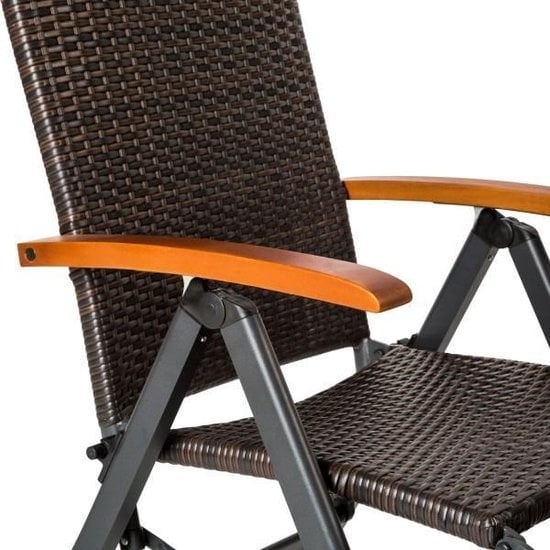 4260473666370 - Tectake Gartenstuhl Relaxsessel mit hoher Rückenlehne und Fußstütze 4260473666370 - Tectake Gartenstuhl Relaxsessel mit hoher Rückenlehne und Fußstütze