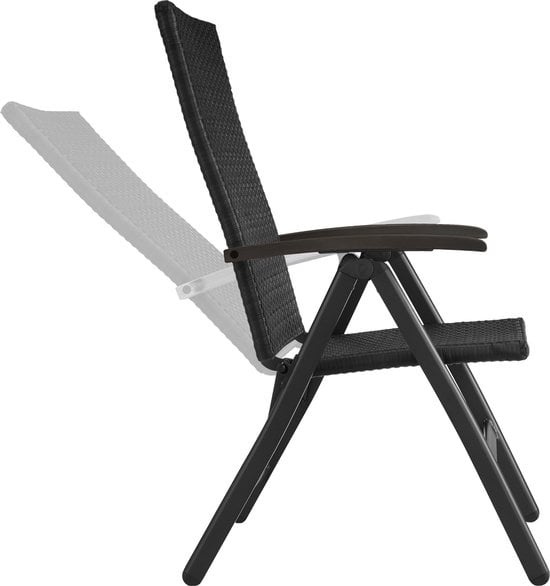 4061173211910 - tectake® Rattanstuhl mit Aluminiumgestell wetterfest und UV-beständig 58 x 72 x 108 cm 4061173211910 - tectake® Rattanstuhl mit Aluminiumgestell wetterfest und UV-beständig 58 x 72 x 108 cm