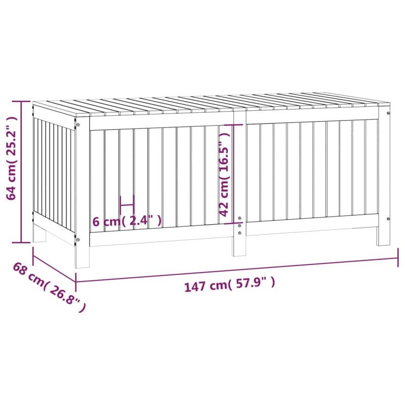 0197478078669 - Rosalind Wheeler Aufbewahrungsbox - 2 Fächer - für innen und außen - 640L - 147 x 68 x 64 cm - Schwarz 0197478078669 - Rosalind Wheeler Aufbewahrungsbox - 2 Fächer - für innen und außen - 640L - 147 x 68 x 64 cm - Schwarz