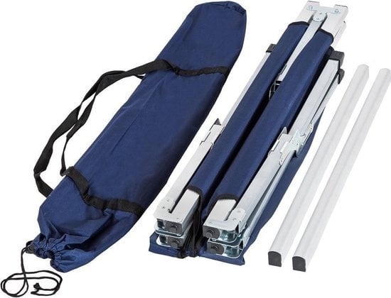 8714426425706 - NordFalk veldbed XXL 200 x 71 cm - Campingbett | Krankentrage | Campingbett - Extra stabiles Aluminium - Blau 8714426425706 - NordFalk veldbed XXL 200 x 71 cm - Campingbett | Krankentrage | Campingbett - Extra stabiles Aluminium - Blau