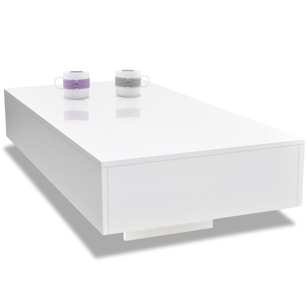 5057939222695 - Zipcode Design Couchtisch - Holz - 115 x 55 x 31 cm - Weiß 5057939222695 - Zipcode Design Couchtisch - Holz - 115 x 55 x 31 cm - Weiß