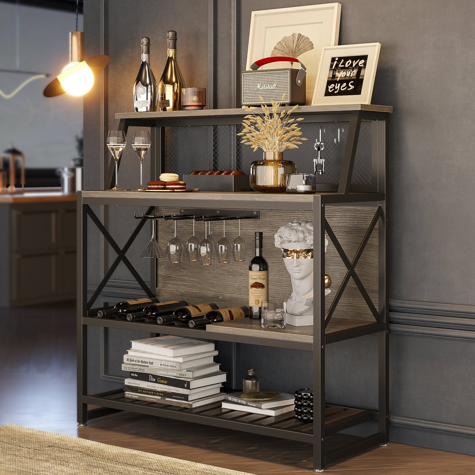 0196725900975 - August Grove Lagerschrank - Industrie - Max 25 kg pro Fachboden - 100 x 40 x 106 cm 0196725900975 - August Grove Lagerschrank - Industrie - Max 25 kg pro Fachboden - 100 x 40 x 106 cm