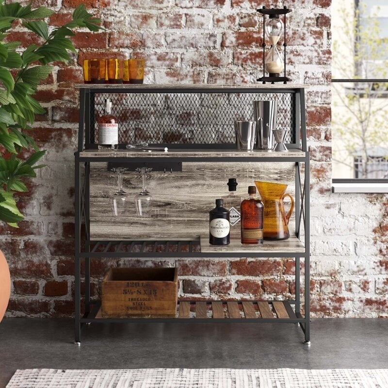 0196725900975 - August Grove Lagerschrank - Industrie - Max 25 kg pro Fachboden - 100 x 40 x 106 cm 0196725900975 - August Grove Lagerschrank - Industrie - Max 25 kg pro Fachboden - 100 x 40 x 106 cm