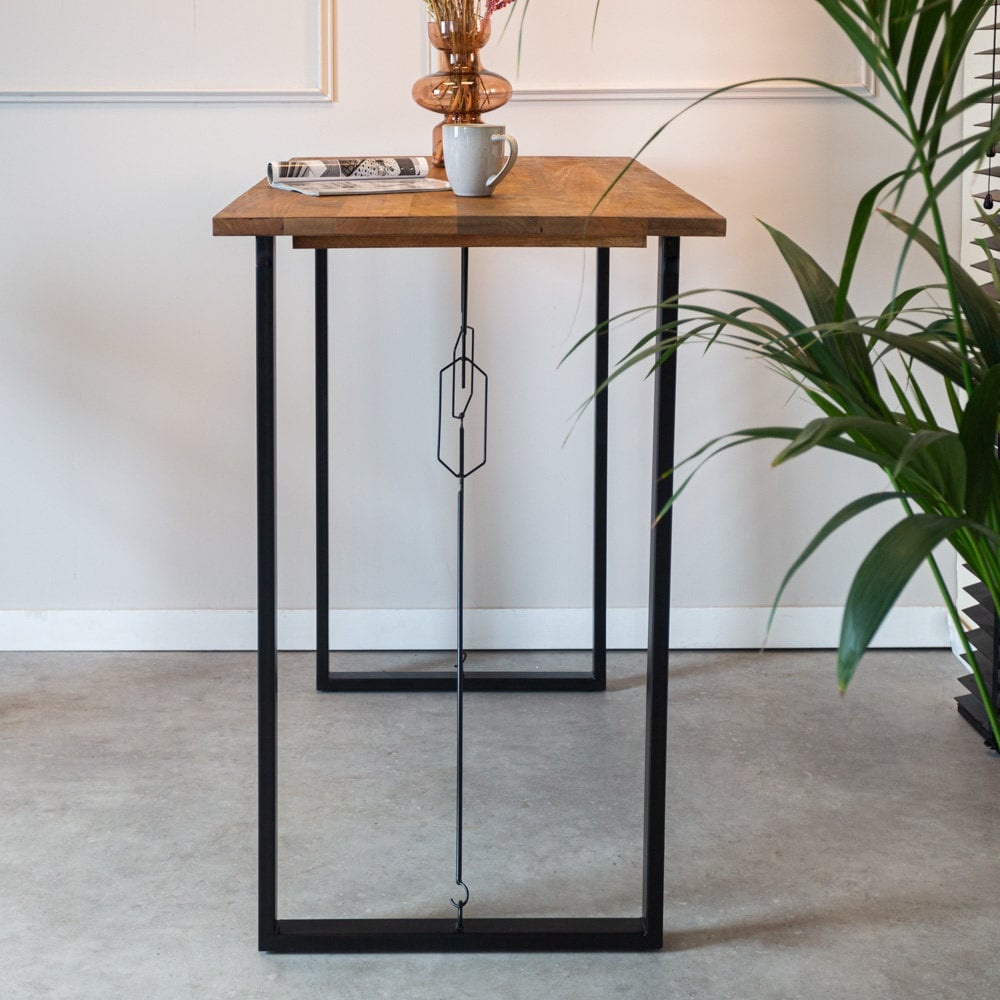 0195971126375 - Borough Wharf Esstisch - 4 Personen - Mangoholz - 130 x 70 x 110 cm - Braun Schwarz 0195971126375 - Borough Wharf Esstisch - 4 Personen - Mangoholz - 130 x 70 x 110 cm - Braun Schwarz