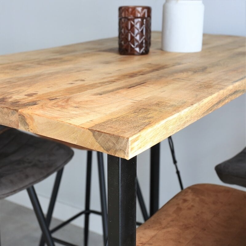 0195971126375 - Borough Wharf Esstisch - 4 Personen - Mangoholz - 130 x 70 x 110 cm - Braun Schwarz 0195971126375 - Borough Wharf Esstisch - 4 Personen - Mangoholz - 130 x 70 x 110 cm - Braun Schwarz