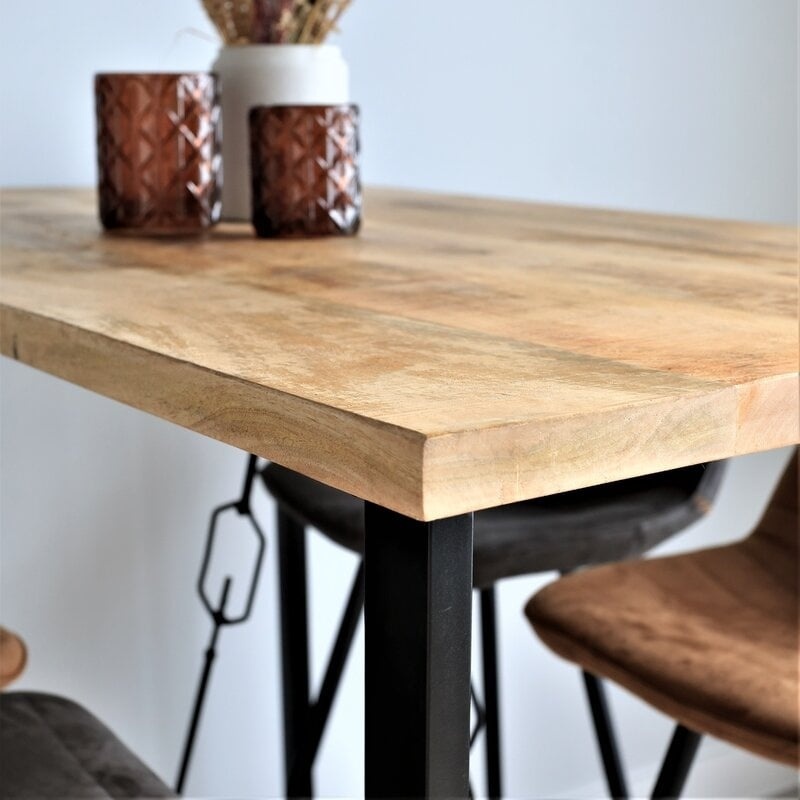 0195971126375 - Borough Wharf Esstisch - 4 Personen - Mangoholz - 130 x 70 x 110 cm - Braun Schwarz 0195971126375 - Borough Wharf Esstisch - 4 Personen - Mangoholz - 130 x 70 x 110 cm - Braun Schwarz