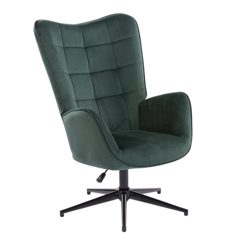 0197034326890 - Mercury Row Bürostuhl - Ergonomisch - Extra Luxuriös - Samt - Max 120 kg - 66 x 66 x 107 cm - Grün 0197034326890 - Mercury Row Bürostuhl - Ergonomisch - Extra Luxuriös - Samt - Max 120 kg - 66 x 66 x 107 cm - Grün