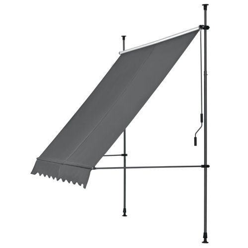 Mark 9 günstig Kaufen-Baleshwer Sunshade Terrassenmarkise - 298cm H X 198cm B X 120cm T - Grau. Baleshwer Sunshade Terrassenmarkise - 298cm H X 198cm B X 120cm T - Grau <![CDATA[Was ist enthalten? * Pfosten * Halterung Andere Abmessungen Gesamt 298cm H X 198cm B X 120cm T Gesa