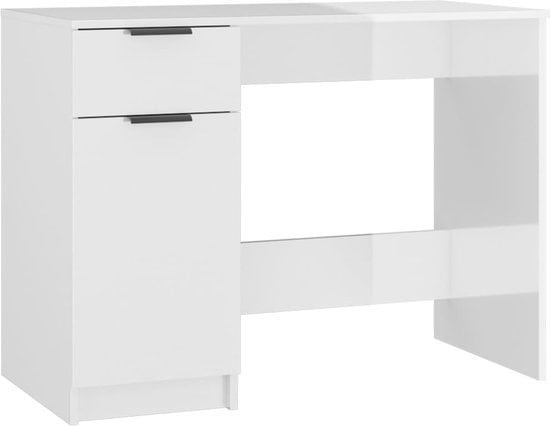 34;Auch günstig Kaufen-vidaXL - Schreibtisch - 100x50x75 - cm - handgefertigt - Holz - Hochglanz - weiß. vidaXL - Schreibtisch - 100x50x75 - cm - handgefertigt - Holz - Hochglanz - weiß <![CDATA[Dieser Schreibtisch ist sowohl eine dekorative als auch eine praktische B