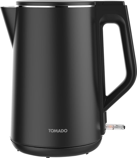 Doppelwandig günstig Kaufen-Tomado TWK1708B - Wasserkocher - 1,7 Liter - Doppelwandig - 2200 Watt - BPA-frei - Mattschwarz. Tomado TWK1708B - Wasserkocher - 1,7 Liter - Doppelwandig - 2200 Watt - BPA-frei - Mattschwarz <![CDATA[Mit dem mattschwarzen doppelwandigen Wasserkocher TWK17