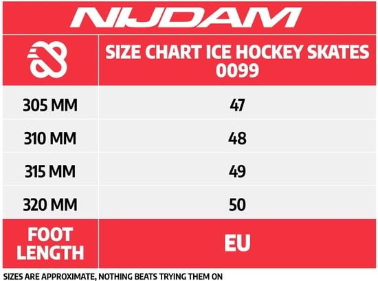 8716404196073 - Eishockey Schlittschuh XXL - Hardboot - Schwarz Silber Rot - 50 8716404196073 - Eishockey Schlittschuh XXL - Hardboot - Schwarz Silber Rot - 50