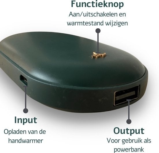 8720726267113 - Urban State elektrischer Handwärmer und Powerbank - Wiederverwendbar 8720726267113 - Urban State elektrischer Handwärmer und Powerbank - Wiederverwendbar