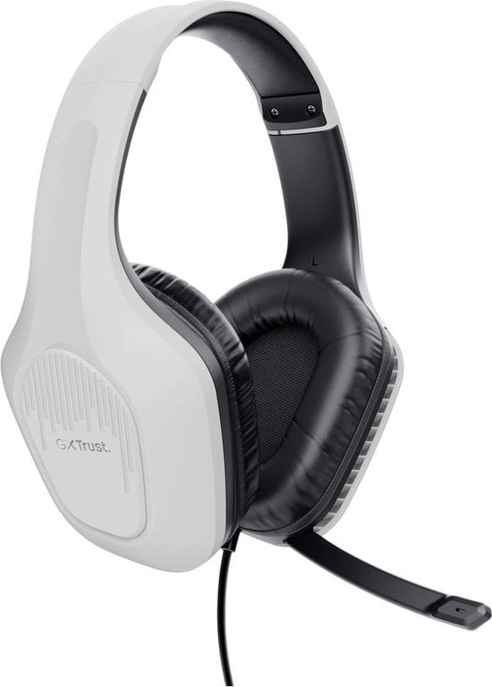 Trust GXT 415PS Zirox - Kabelgebundenes Gaming-Headset - Geeignet für PS5 - Stereo - Weiß
