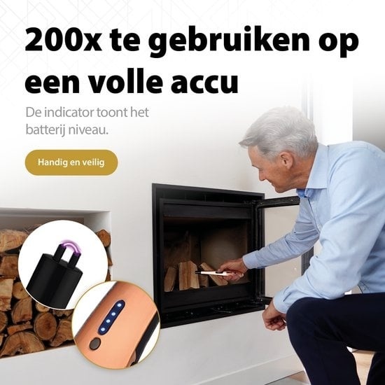 8720165052691 - Wiederaufladbares langes elektrisches Feuerzeug - Rose Gold - Langlebiges Plasma-Feuerzeug - Geschenkbox inklusive - BBQ - Kerzen 8720165052691 - Wiederaufladbares langes elektrisches Feuerzeug - Rose Gold - Langlebiges Plasma-Feuerzeug - Geschenkbox inklusive - BBQ - Kerzen
