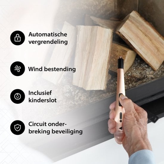 8720165052691 - Wiederaufladbares langes elektrisches Feuerzeug - Rose Gold - Langlebiges Plasma-Feuerzeug - Geschenkbox inklusive - BBQ - Kerzen 8720165052691 - Wiederaufladbares langes elektrisches Feuerzeug - Rose Gold - Langlebiges Plasma-Feuerzeug - Geschenkbox inklusive - BBQ - Kerzen