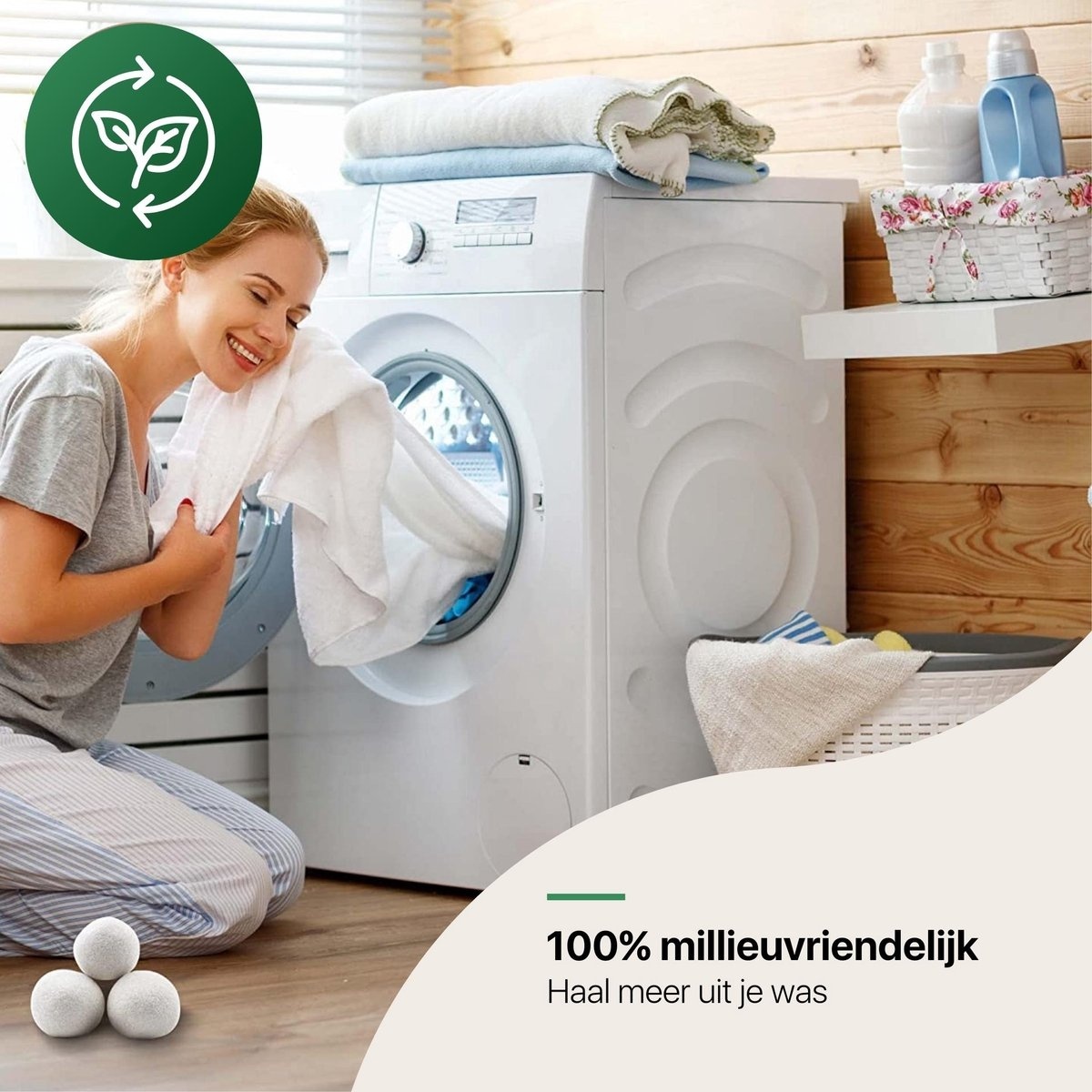 8720726511247 - 8 XL Trocknerbälle - Wäschebälle - Langlebig - Schafwolle - Weichspüler - Wäschetrocknerbälle - Wiederverwendbare Trocknerbälle - Energie sparen 8720726511247 - 8 XL Trocknerbälle - Wäschebälle - Langlebig - Schafwolle - Weichspüler - Wäschetrocknerbälle - Wiederverwendbare Trocknerbälle - Energie sparen