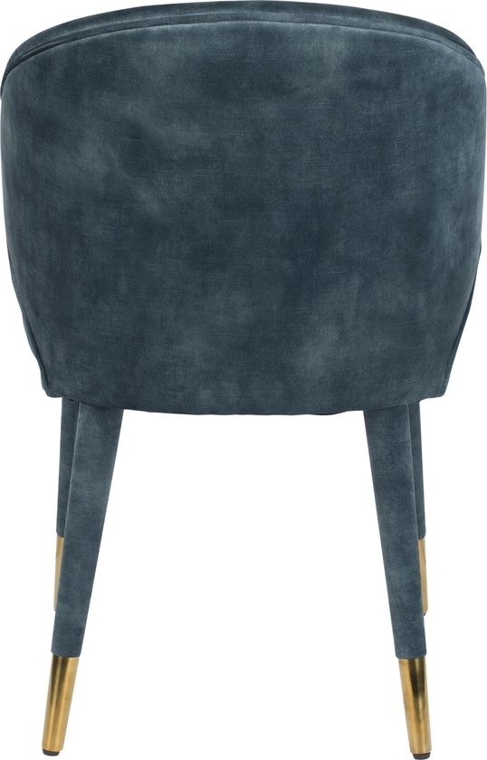 8718548055971 - Dutchbone Lunar Esszimmerstuhl - Blau 8718548055971 - Dutchbone Lunar Esszimmerstuhl - Blau