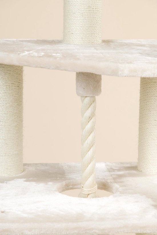 8718309314507 - Kratzbaum für Großkatzen Cat Relax Cream Beige von RHRQuality 8718309314507 - Kratzbaum für Großkatzen Cat Relax Cream Beige von RHRQuality