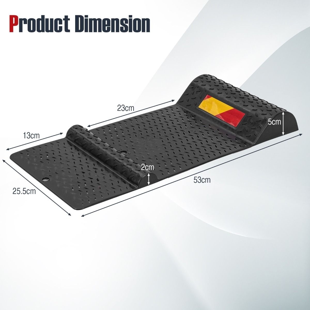 0783501427285 - Parkmatte - 53 x 26 x 5 cm - Schwarz - 2 Stück 0783501427285 - Parkmatte - 53 x 26 x 5 cm - Schwarz - 2 Stück