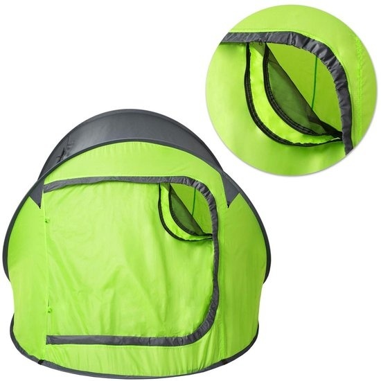 4260435991762 - tectake® Pop-up Wurfzelt für 2 Personen wasserdicht mit Moskitonetz inklusive Heringe Spannseile und Tragetasche 4260435991762 - tectake® Pop-up Wurfzelt für 2 Personen wasserdicht mit Moskitonetz inklusive Heringe Spannseile und Tragetasche