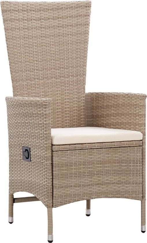 8719883726120 - vidaXL - 9-teiliges - Gartenset - mit - Kissen - Poly - Rattan - beige 8719883726120 - vidaXL - 9-teiliges - Gartenset - mit - Kissen - Poly - Rattan - beige
