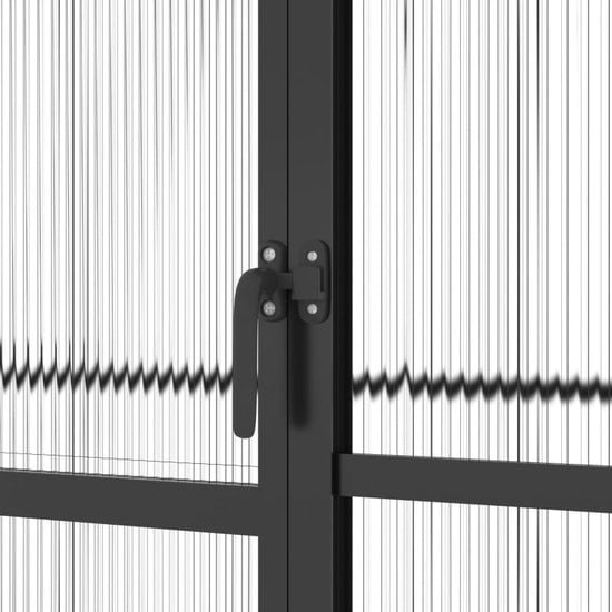 8720286760543 - vidaXL - Gewächshaus - mit - Grundrahmen - 33 - m² - Aluminium - anthrazit 8720286760543 - vidaXL - Gewächshaus - mit - Grundrahmen - 33 - m² - Aluminium - anthrazit