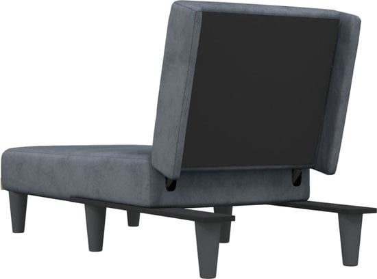 8720845847807 - vidaXL - Liege - longue - Samt - dunkelgrau 8720845847807 - vidaXL - Liege - longue - Samt - dunkelgrau
