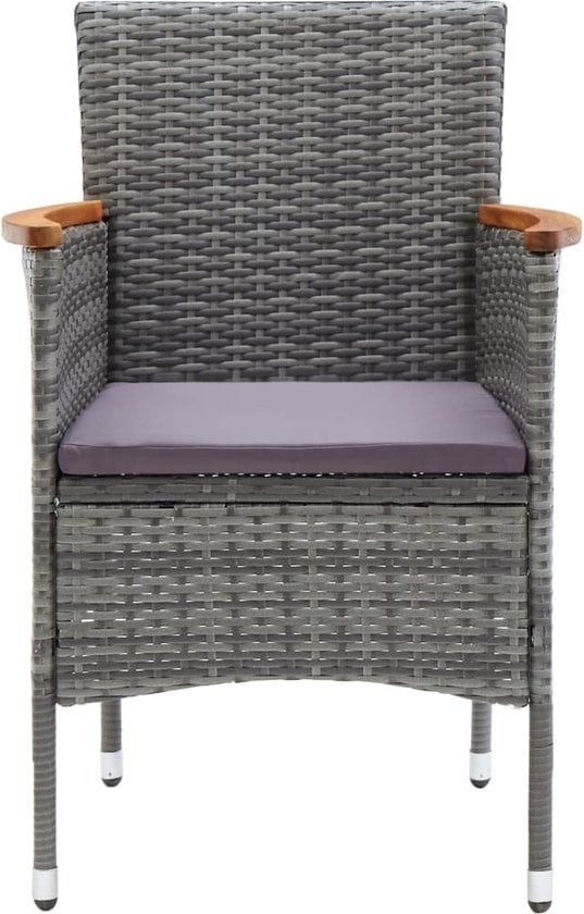 8720286089446 - vidaXL - Gartenstühle - 4 - st - poly - rattan - grau 8720286089446 - vidaXL - Gartenstühle - 4 - st - poly - rattan - grau