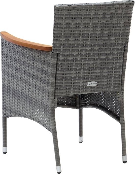 8720286089446 - vidaXL - Gartenstühle - 4 - st - poly - rattan - grau 8720286089446 - vidaXL - Gartenstühle - 4 - st - poly - rattan - grau