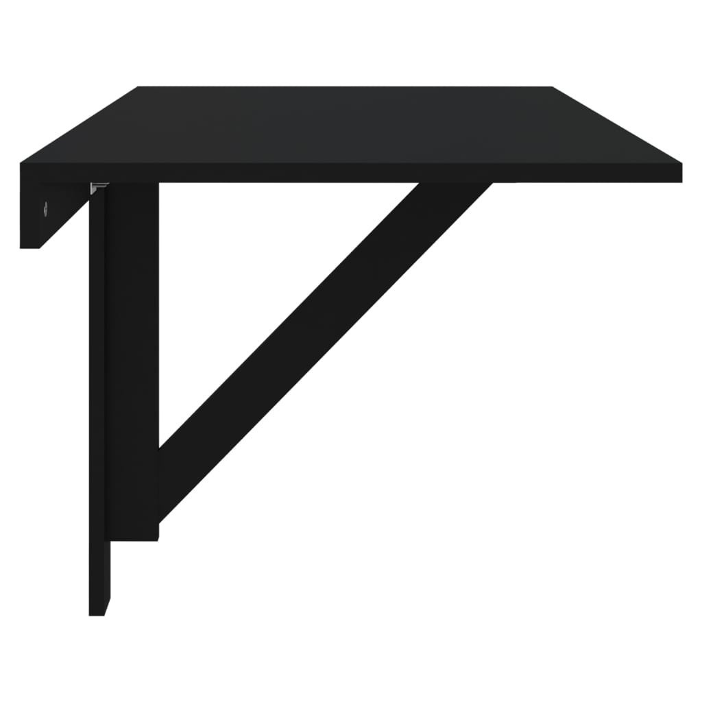 8720286946183 - VidaXL Wandtisch klappbar - Holzverarbeitung - schwarz - 100 x 60 x 56 cm 8720286946183 - VidaXL Wandtisch klappbar - Holzverarbeitung - schwarz - 100 x 60 x 56 cm